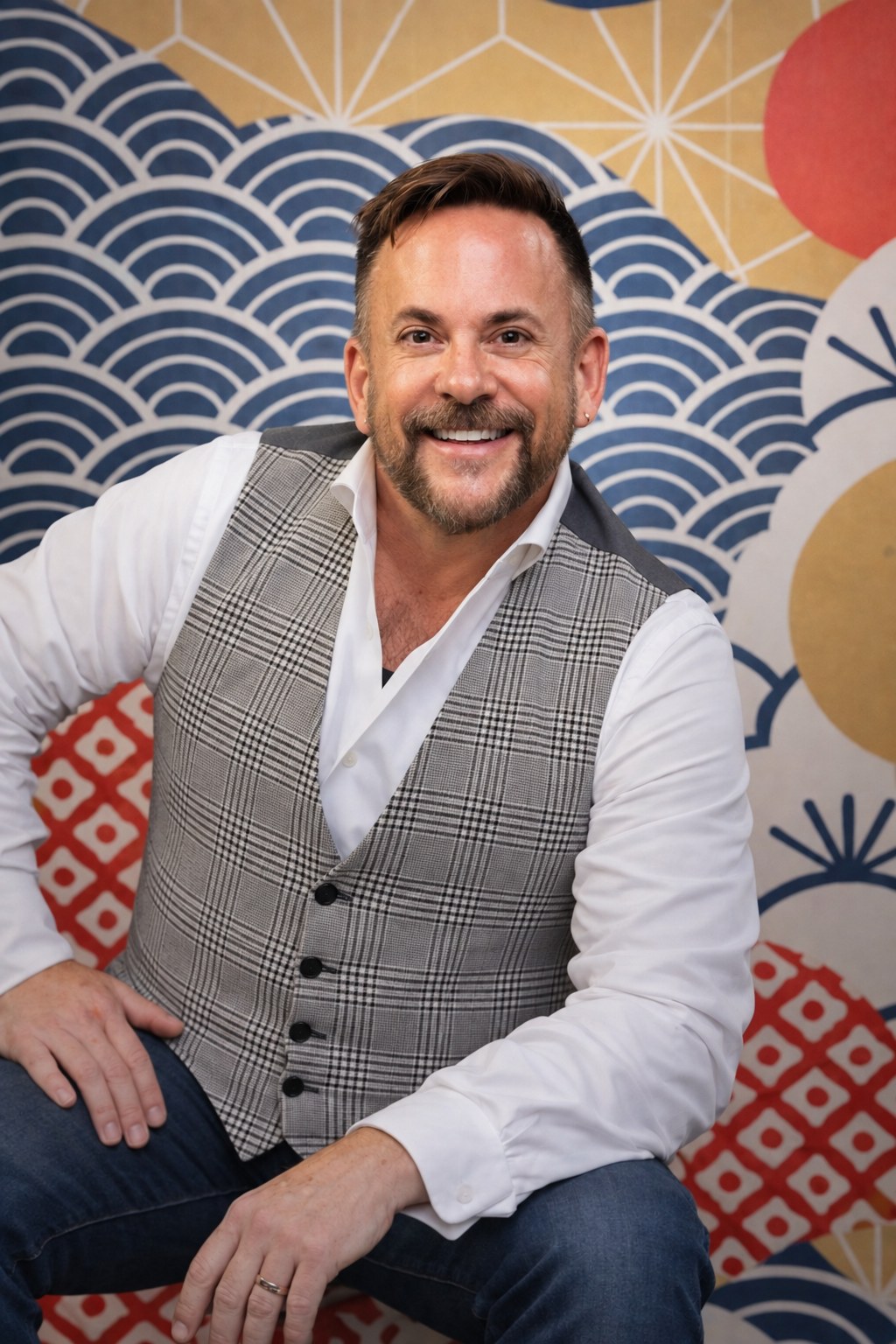 Reid Bonner, CEO portrait senior living interior design team by Senior By Design